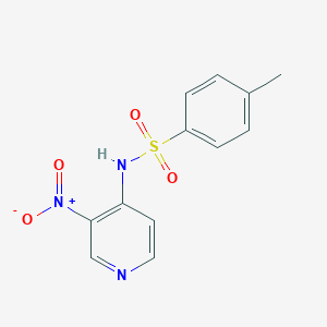 molecular formula C12H11N3O4S B240914 4-methyl-N-(3-nitro-4-pyridinyl)benzenesulfonamide 