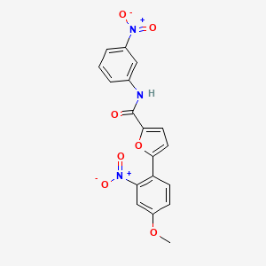 5-(4-methoxy-2-nitrophenyl)-N-(3-nitrophenyl)furan-2-carboxamide