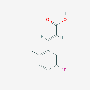 molecular formula C10H9FO2 B2409216 5-Fluoro-2-methylcinnamic acid CAS No. 1386504-01-3; 773129-47-8