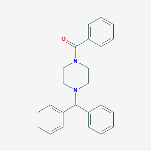 molecular formula C24H24N2O B240925 1-Benzhydryl-4-benzoylpiperazine 