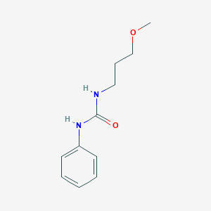 molecular formula C11H16N2O2 B240927 N-(3-methoxypropyl)-N'-phenylurea 