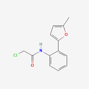 2-Chloro-N-[2-(5-methyl-furan-2-yl)-phenyl]-acetamide