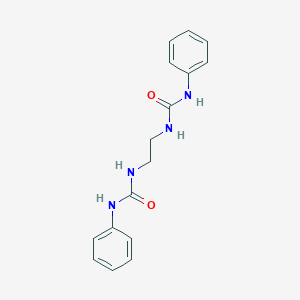 molecular formula C16H18N4O2 B240929 1,2-Bis(phenylureido)ethane CAS No. 849-97-8