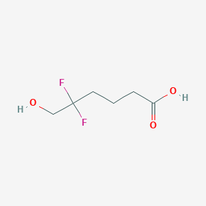 5,5-Difluoro-6-hydroxyhexanoic acid