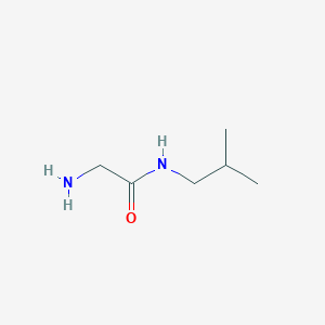 molecular formula C6H14N2O B2409424 2-氨基-N-异丁基乙酰胺 CAS No. 590423-20-4