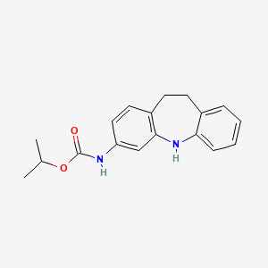 molecular formula C18H20N2O2 B2409461 丙-2-基 N-(6,11-二氢-5H-苯并[b][1]苯并氮杂卓-2-基)氨基甲酸酯 CAS No. 78816-59-8