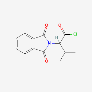 molecular formula C13H12ClNO3 B2409513 2-(1,3-Dioxo-1,3-dihydro-2H-isoindol-2-yl)-3-methylbutanoyl chloride CAS No. 64404-11-1