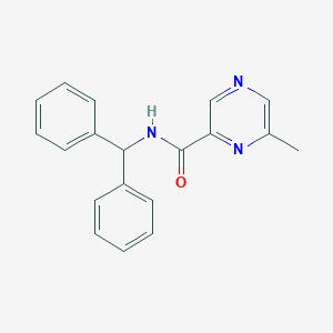 N-Benzhydryl-6-methylpyrazine-2-carboxamide