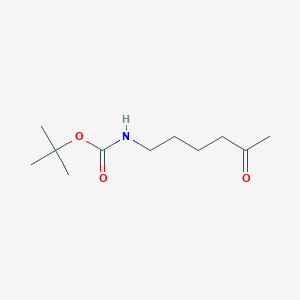 molecular formula C11H21NO3 B2409567 叔丁基N-(5-氧代己基)氨基甲酸酯 CAS No. 153495-58-0