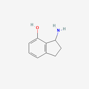 molecular formula C9H11NO B2409576 3-amino-2,3-dihydro-1H-inden-4-ol CAS No. 58350-01-9