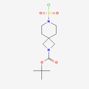 Tert-butyl 7-chlorosulfonyl-2,7-diazaspiro[3.5]nonane-2-carboxylate
