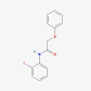 molecular formula C14H12INO2 B2409609 N-(2-iodophenyl)-2-phenoxyacetamide CAS No. 349088-23-9