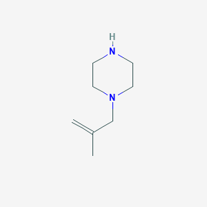 molecular formula C8H16N2 B2409695 1-(2-甲基烯丙基)哌嗪 CAS No. 57184-27-7