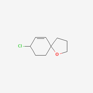 molecular formula C9H13ClO B2409724 8-Chloro-1-oxaspiro[4.5]dec-6-ene CAS No. 1824241-77-1