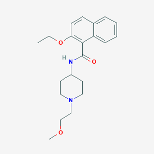 2-ethoxy-N-(1-(2-methoxyethyl)piperidin-4-yl)-1-naphthamide