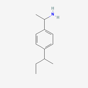 molecular formula C12H19N B2409782 1-(4-Sec-butylphenyl)ethanamine CAS No. 603951-50-4