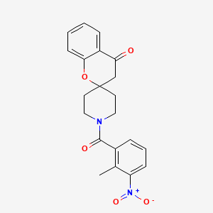 1'-(2-Methyl-3-nitrobenzoyl)spiro[chroman-2,4'-piperidin]-4-one