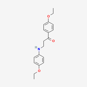molecular formula C19H23NO3 B2409852 3-(4-乙氧基苯胺基)-1-(4-乙氧基苯基)-1-丙酮 CAS No. 477320-07-3