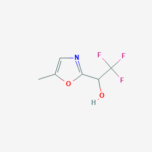 2,2,2-Trifluoro-1-(5-methyl-1,3-oxazol-2-yl)ethanol