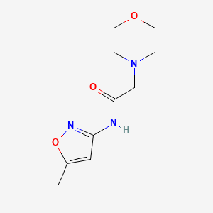 N-(5-methyl-1,2-oxazol-3-yl)-2-(morpholin-4-yl)acetamide
