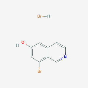 molecular formula C9H7Br2NO B2409894 8-Bromoisoquinolin-6-ol hydrobromide CAS No. 2241130-11-8