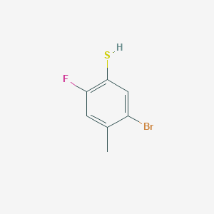 molecular formula C7H6BrFS B2409905 5-溴-2-氟-4-甲基苯硫醇 CAS No. 108404-38-2