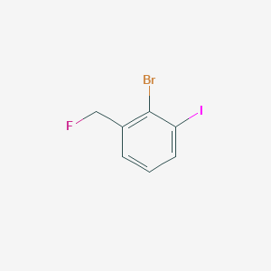 2-Bromo-1-(fluoromethyl)-3-iodobenzene