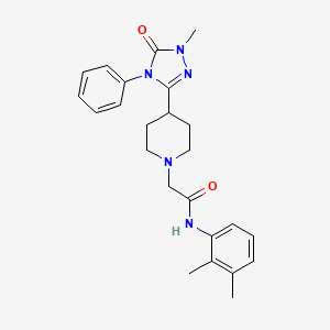 N-(2,3-Dimethylphenyl)-2-[4-(1-methyl-5-oxo-4-phenyl-1,2,4-triazol-3-yl)piperidin-1-yl]acetamide