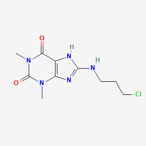 8-(3-chloropropylamino)-1,3-dimethyl-7H-purine-2,6-dione