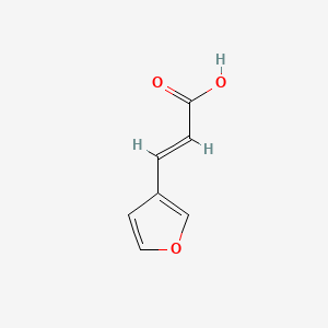 molecular formula C7H6O3 B2409954 3-(3-Furyl)acrylic acid CAS No. 39244-10-5; 81311-95-7