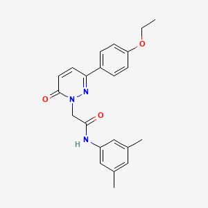 molecular formula C22H23N3O3 B2409962 N-(3,5-dimethylphenyl)-2-[3-(4-ethoxyphenyl)-6-oxopyridazin-1-yl]acetamide CAS No. 941930-09-2
