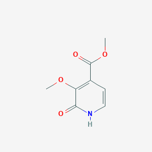 molecular formula C8H9NO4 B2409978 Methyl 2-hydroxy-3-methoxypyridine-4-carboxylate CAS No. 1891129-54-6