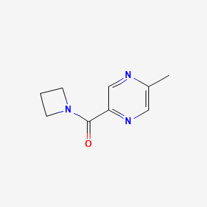 molecular formula C9H11N3O B2410047 氮杂环丁-1-基(5-甲基吡嗪-2-基)甲酮 CAS No. 1090813-64-1