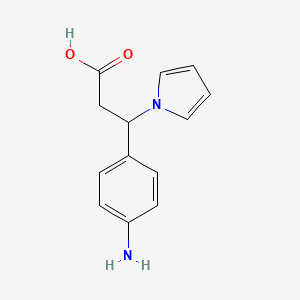 3-(4-aminophenyl)-3-(1H-pyrrol-1-yl)propanoic acid