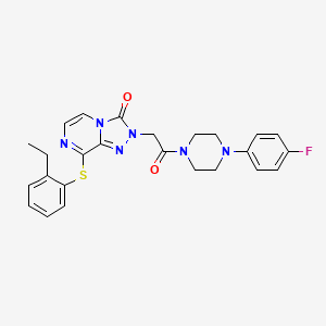 7-cyclopropyl-6-{[(3-phenyl-1,2,4-oxadiazol-5-yl)methyl]thio}[1,3]dioxolo[4,5-g]quinazolin-8(7H)-one