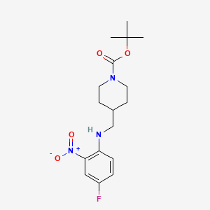 tert-Butyl 4-[(4-fluoro-2-nitrophenylamino)methyl]piperidine-1-carboxylate