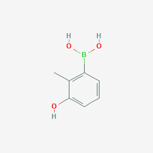 molecular formula C7H9BO3 B2410143 3-Hydroxy-2-methylphenylboronic acid CAS No. 948592-46-9