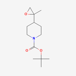 molecular formula C13H23NO3 B2410189 Tert-butyl 4-(2-methyloxiran-2-yl)piperidine-1-carboxylate CAS No. 1270919-70-4
