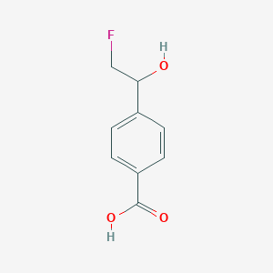 molecular formula C9H9FO3 B2410218 4-(2-Fluoro-1-hydroxyethyl)benzoic acid CAS No. 2168456-24-2