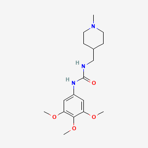 1-((1-Methylpiperidin-4-yl)methyl)-3-(3,4,5-trimethoxyphenyl)urea