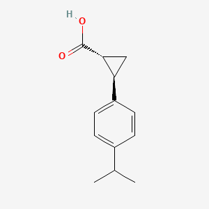 (1R,2R)-2-(4-Propan-2-ylphenyl)cyclopropane-1-carboxylic acid