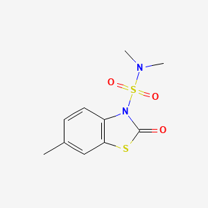 N,N,6-Trimethyl-2-oxo-1,3-benzothiazole-3-sulfonamide