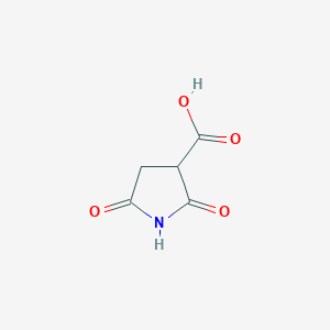 molecular formula C5H5NO4 B2410356 2,5-Dioxo-pyrrolidine-3-carboxylic acid CAS No. 96905-69-0