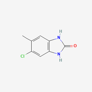 molecular formula C8H5ClN2O B2410361 5-クロロ-6-メチル-1H-ベンゾ[d]イミダゾール-2(3H)-オン CAS No. 683240-81-5