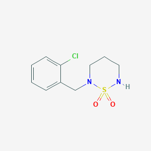 2-(2-Chlorobenzyl)-1,2,6-thiadiazinane 1,1-dioxide