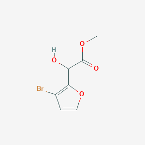 Methyl 2-(3-bromofuran-2-yl)-2-hydroxyacetate