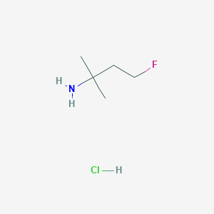 N-(3-fluoro-1,1-dimethyl-propyl)amine hydrochloride