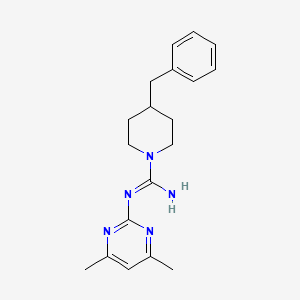 4-benzyl-N-(4,6-dimethylpyrimidin-2-yl)piperidine-1-carboximidamide