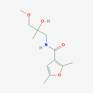 molecular formula C12H19NO4 B2410468 N-(2-羟基-3-甲氧基-2-甲基丙基)-2,5-二甲基呋喃-3-甲酰胺 CAS No. 1334370-16-9