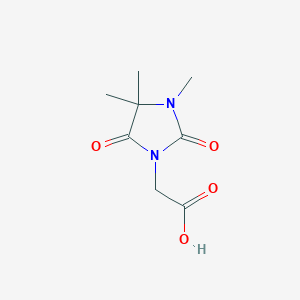 1-Imidazolidineacetic acid, 3,4,4-trimethyl-2,5-dioxo-
